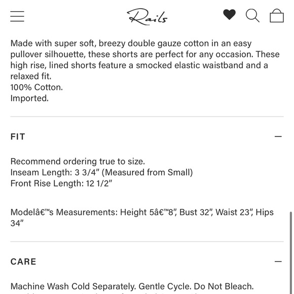 Rails NWT Leighton Shorts | Admiral Blue | Size Small ✨ - Picture 7 of 11